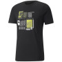 Herren-T-Shirt Puma Graphic Tee schwarz black
