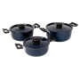 Geschirrset Bo-Camp Rondo 3 schwarz Black