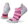 Damensocken Smartwool Run Targeted Cush Stripe Low Ank Socks lila Bordeaux