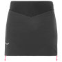 Damen Winterrock Salewa Ortles Twr Stretch W Skirt schwarz BlackOut