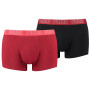 Herren-Boxershorts Puma Basic Trunk 2P rot red