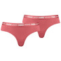 Damenhöschen Puma Puma Women Brazilian 2P Pack rot Red