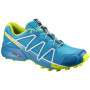 Herrenschuhe Salomon Speedcross 4 hellblau HawaiianSurf/AcidLime/White