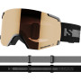 Skibrille Salomon S/View Access schwarz black