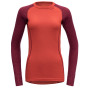 Damen-Funktionsshirt Devold Duo Active Woman Shirt LS rot Beetroot