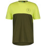 Herren Rad-Shirt Scott Trail Flow DRI SS gelb/grün bitter yellow/fir green