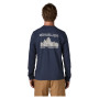 Herren-T-Shirt Patagonia M's L/S MW Hut Tripper Skyline T-Shirt