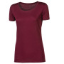 Damen-Funktionsshirt Progress Originila Merino lila švestkový melír