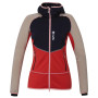 Damen-Sweatshirt Rafiki Linya 2022 grau/rot OuterSpace