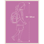 Rucksack-Set Baagl Zippy SET 3 Nebe