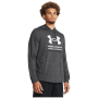 Herren-Sweatshirt Under Armour UA Rival Terry Graphic Hood grau Gray