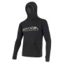 Herren-Sweatshirt Sensor Merino Upper Hory schwarz Black