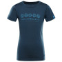 Kinder-T-Shirt Alpine Pro Mereno 2 blau MOROCCAN