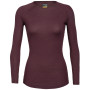 Damen-T-Shirt Icebreaker W's 150 Zone LS Crewe rot Redwood