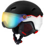 Skihelm Relax Stealth 2022 schwarz/weiß Black
