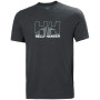 Herren-T-Shirt Helly Hansen Nord Graphic T-Shirt grau Ebony