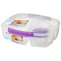 Lunchbox Sistema Triple Split Lunch 2L lila