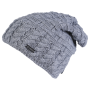 Mütze Sherpa Pria Merino grau mel light grey