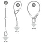 Ankerschlaufe Petzl Wire Strop 150 cm