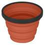 Falttasse Sea to Summit X-Cup dunkelrot Rust