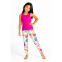 Kinder-Leggings Wouki Kyugi Festive Fuchsia