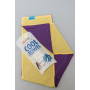 Kühlendes Halstuch N-Rit Cool Towel Twin gelb/lila Purple/Yellow