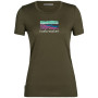 Damen-T-Shirt Icebreaker Women Tech Lite II SS Tee Trailhead grün loden