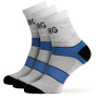 Damensocken Warg Trail MID Wool 3-pack grau/blau SvSedaCernoModraCerna
