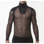Rollkragenpullover Brynje of Norway Wool Thermo Zip-polo w/inlay