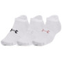 Socken-Set Under Armour Essential No Show 3pk weiß White / White / Retro Pink
