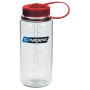 Flasche Nalgene Wide Mouth 0,5l durchsichtig Clear/Red