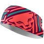 Stirnband Dynafit Graphic Performance Headband rosa/weinfarbe fluo coral/6560 RAZZLE DAZZLE
