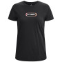 Damen-T-Shirt Under Armour GRADIENT PILL SS schwarz Black/White