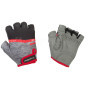 Fahrradhandschuhe Martes Stacy Gloves schwarz/rosa Black/ParadisePink/GrayMelange