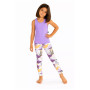 Kinder-Leggings Wouki Kyugi Festive Lila