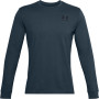 T-Shirt Under Armour Sportstyle Left Chest LS blau MechanicBlue//Black