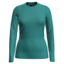 Damen-T-Shirt Icebreaker W 200 Oasis LS Crewe grün Flux Green