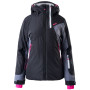 Damenjacke Brugi 2AKB schwarz/grau Black/Grey/Pink