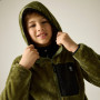 Kinder-Sweatshirt Dare 2b Powder Fleece MartOliv/Blk