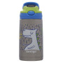 Kinder Thermoflasche Contigo Easy Clean 380ml silber/blau matcha dragon