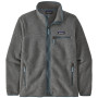 Damen-Sweatshirt Patagonia Retro Pile Jacket grau Salt Grey w/Light Plume Grey