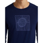 Herren-T-Shirt Icebreaker 200 Oasis Ls Crewe Solar