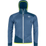 Herren-Winterjacke Ortovox Sw Col Becchei Hybrid Jkt M blau mountain blue
