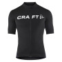 Herren Radtrikot Craft Essence schwarz/weiß Black-White