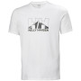 Herren-T-Shirt Helly Hansen Nord Graphic T-Shirt weiß White