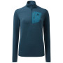Damen-Sweatshirt Mountain Equipment Lumiko Wmns Zip T Medieval Blue blau Majolica/Alto blue