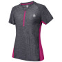 Damen-T-Shirt Dare 2b Outdare II Jersey grau Ebony/Actvpk