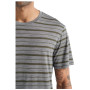 Herren-T-Shirt Icebreaker Mens Wave SS Tee Stripe