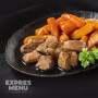 Fertigessen Expres menu Putenfleisch mit Babykarotten 300g