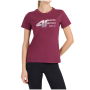 Damen-T-Shirt 4F Tshirt F3496 rosa Dark Pink